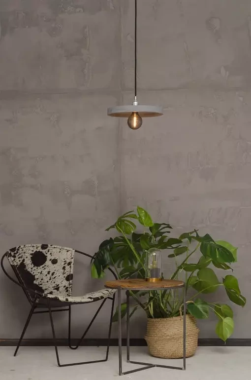 LOFTLIGHT :: Lampa wisząca Primitivo szara śr. 30 cm