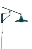 Dutchbone :: Lampa ścienna metalowa Hector niebieska
