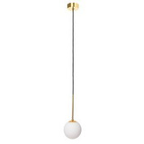 Kaspa :: Lampa wisząca Lamia 1 klosz złota