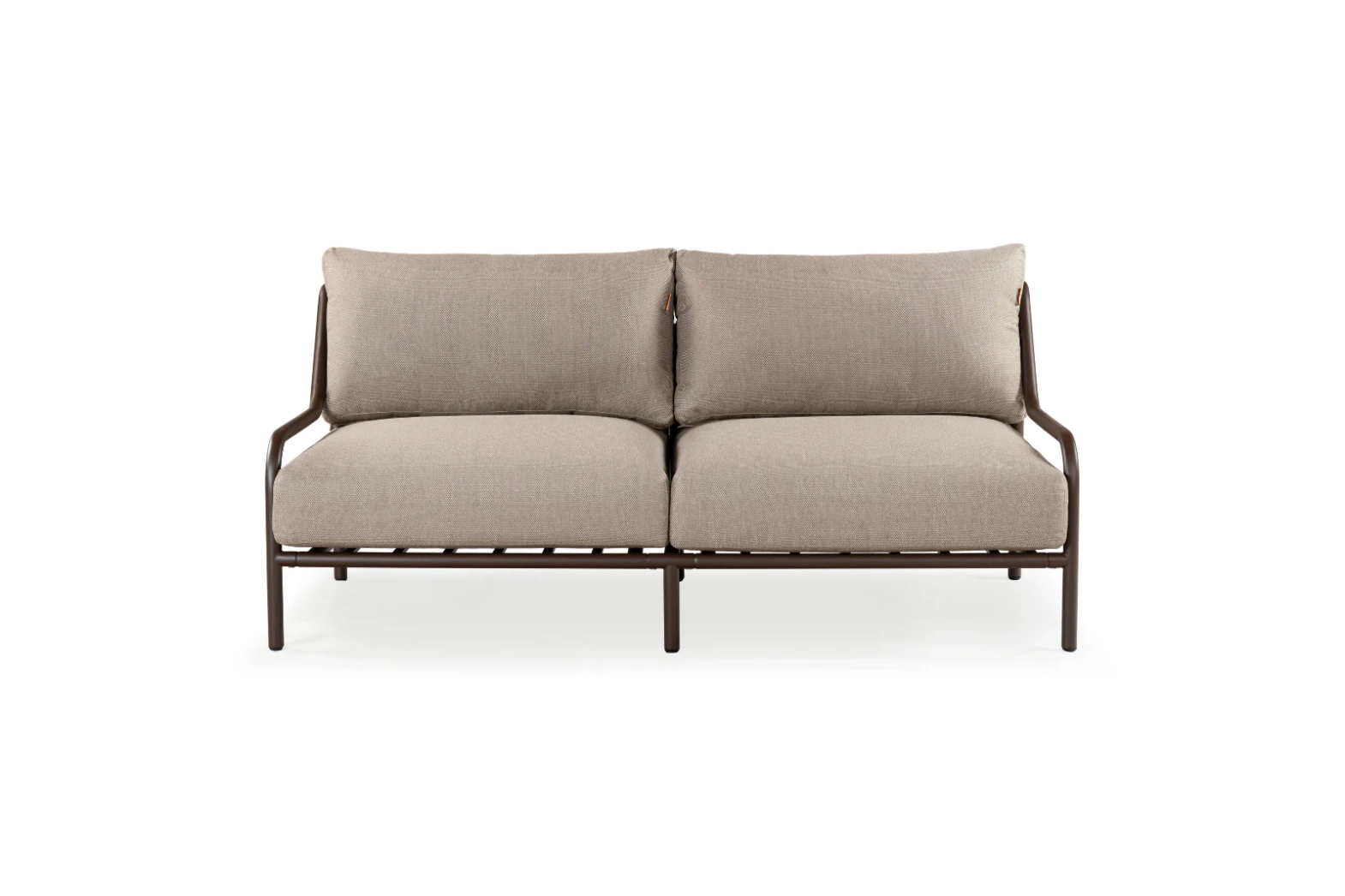 Kunesti :: Sofa ogrodowa Coffee or tea 2-os. szarobrązowa szer. 157 cm