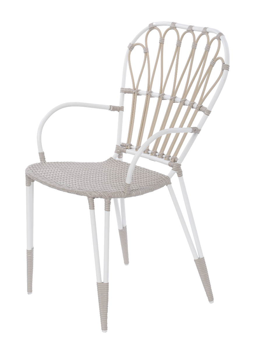 Miloo :: Fotel ogrodowy obiadowy Ivy szer. 53 cm