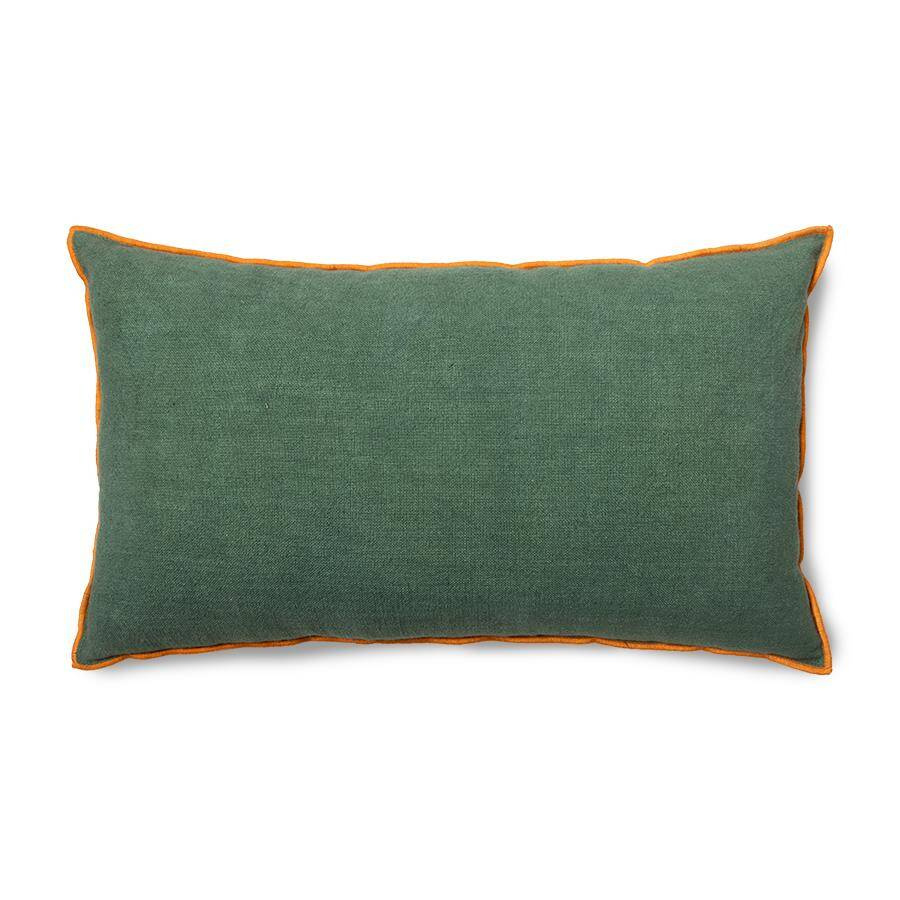 HKliving :: Poduszka Country House 60x35 cm zielona