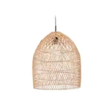 Klosz do lampy wiszącej Domile z rattanu śr. 44 cm
