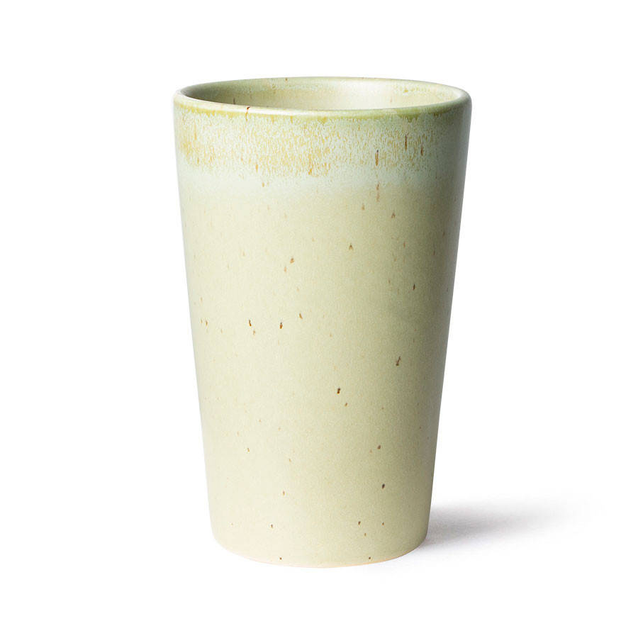 HKliving :: Kubek ceramiczny do herbaty 70's: Pistachio poj. 470 ml