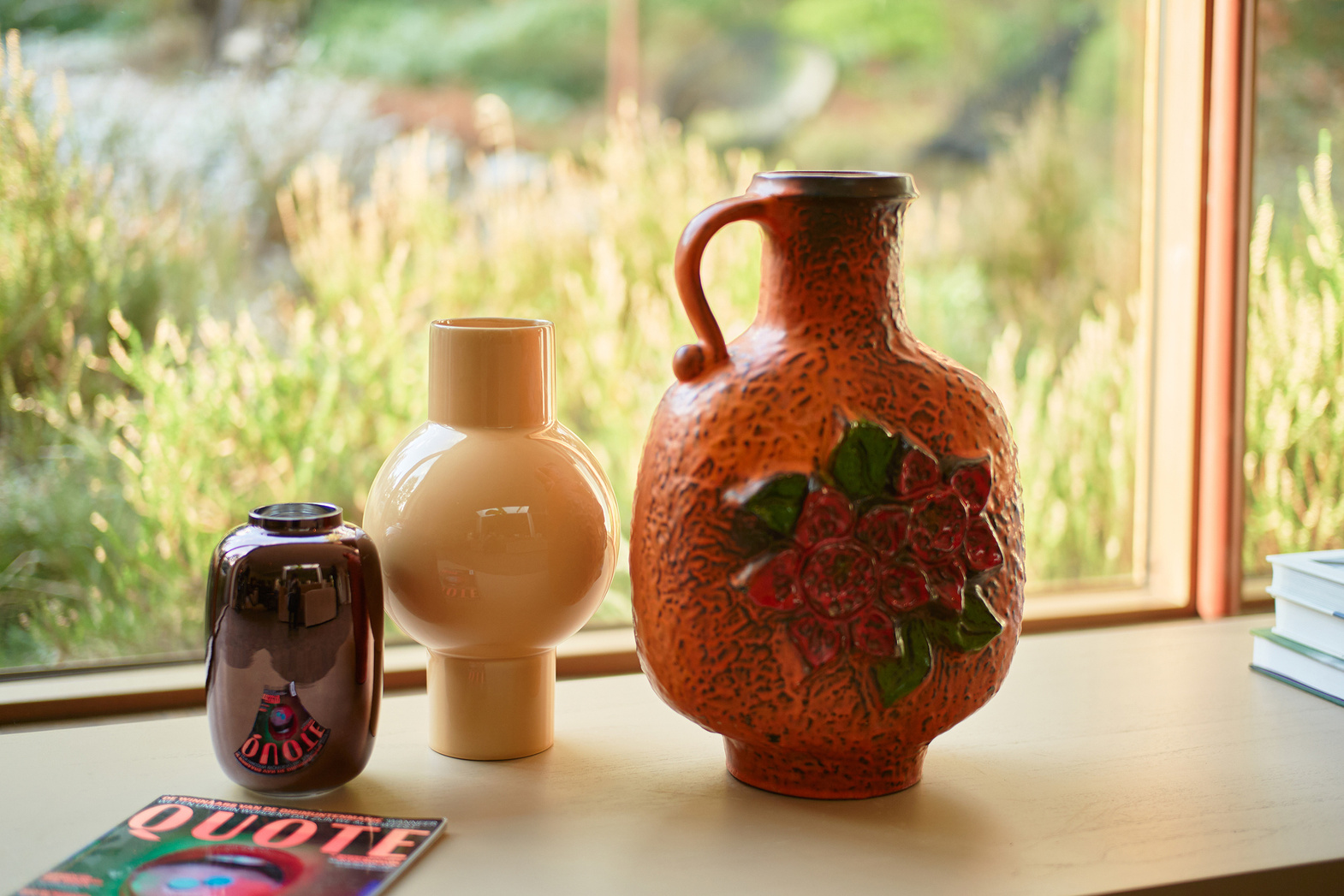 HKliving :: Wazon ceramiczny wys. 32 cm cappuccino