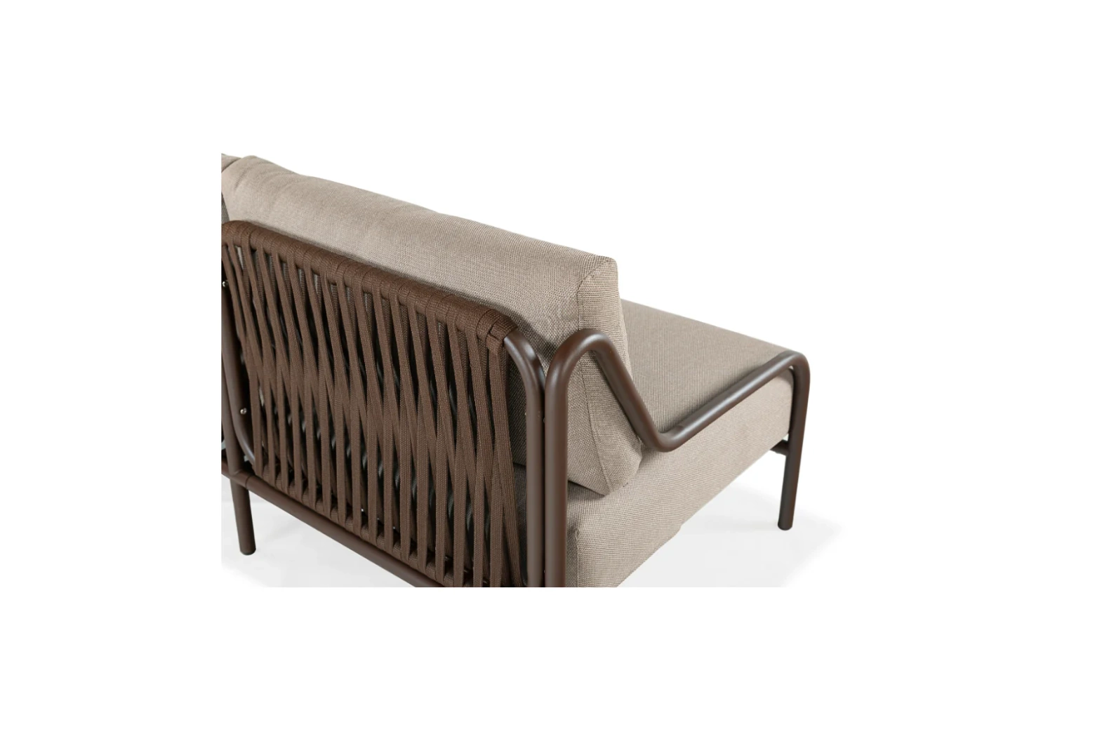 Kunesti :: Sofa ogrodowa Coffee or tea 2-os. szarobrązowa szer. 157 cm