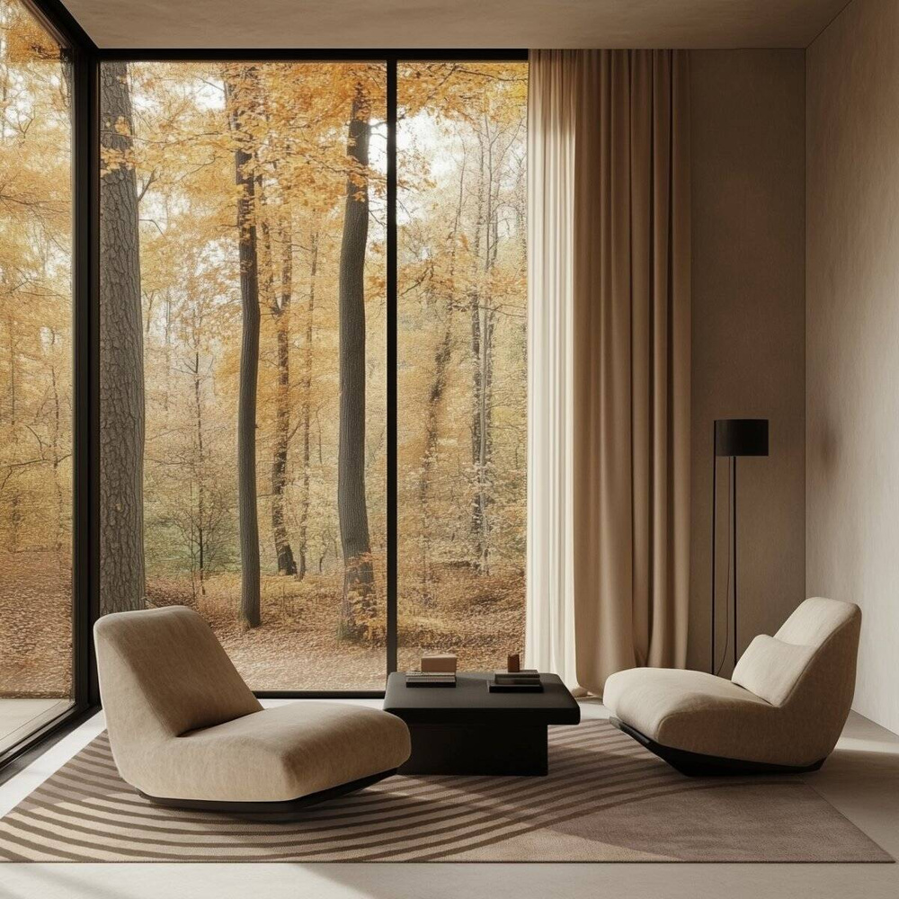 Carpet Decor :: Dywan Wave beżowo-szary ręcznie wykonany wełna i wiskoza