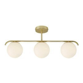 Nordlux :: Lampa sufitowa / plafon Grant mosiężna szer. 69 cm