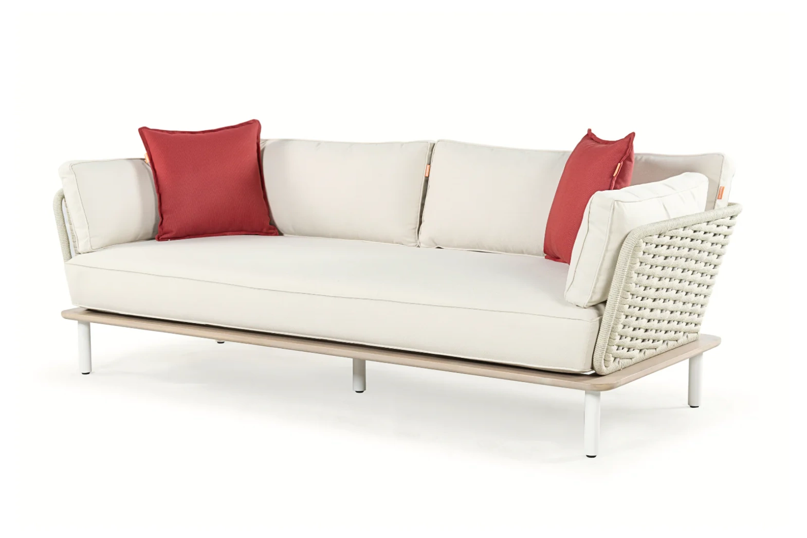 Kunesti :: Sofa ogrodowa Grab a moment 3-os. beżowa szer. 220 cm