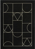 Carpet Decor :: Dywan Signet czarny łatwe czyszczenie