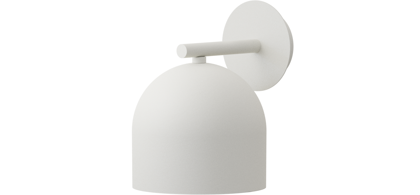 Robin :: Lampa ścienna / kinkiet Rio biały śr. klosza 16 cm