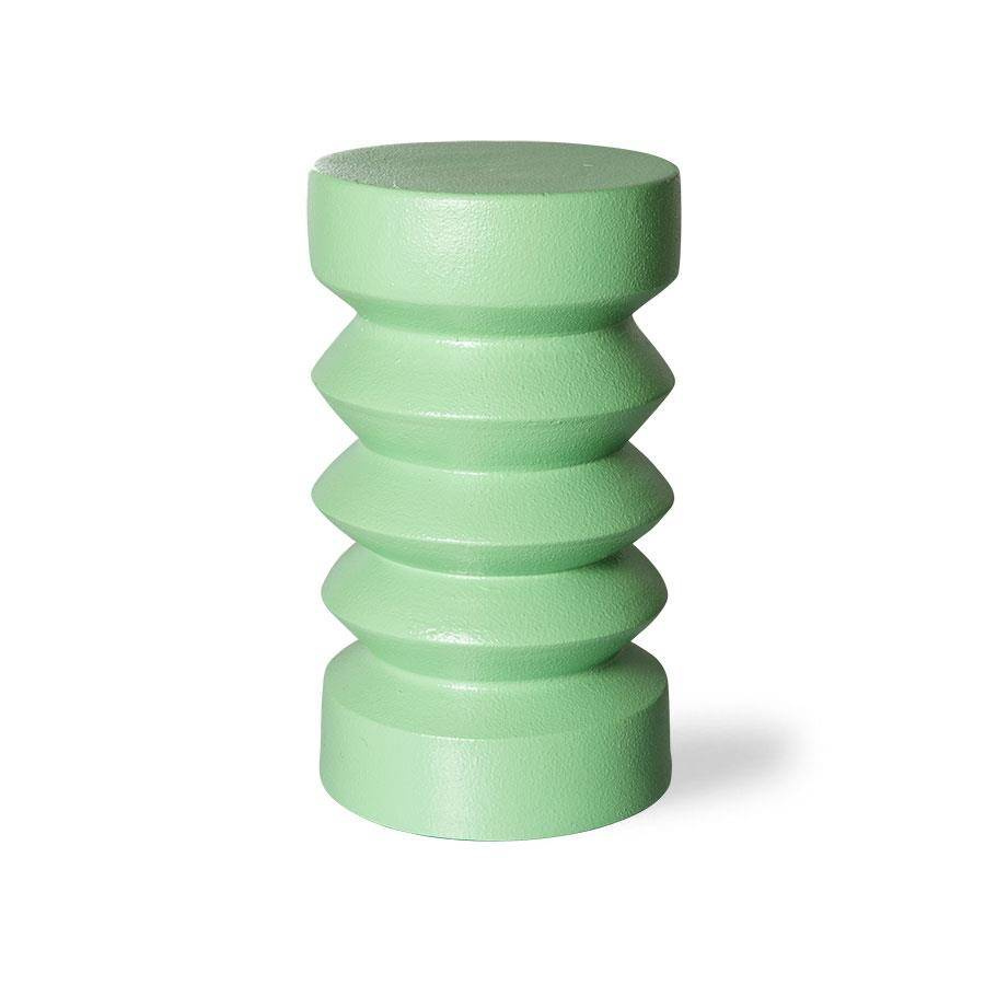 HKliving :: Stolik kamionkowy śr. 23 cm zielony