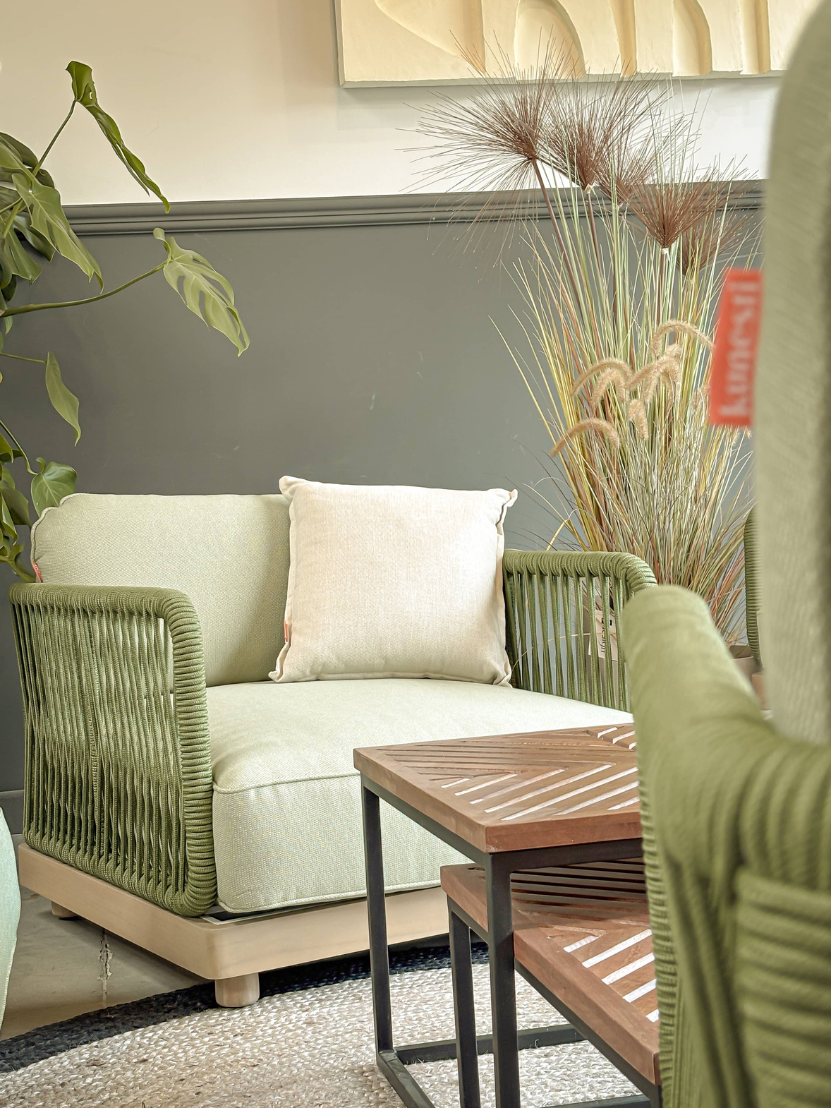 Kunesti :: Fotel ogrodowy Green it up zielony szer. 85 cm