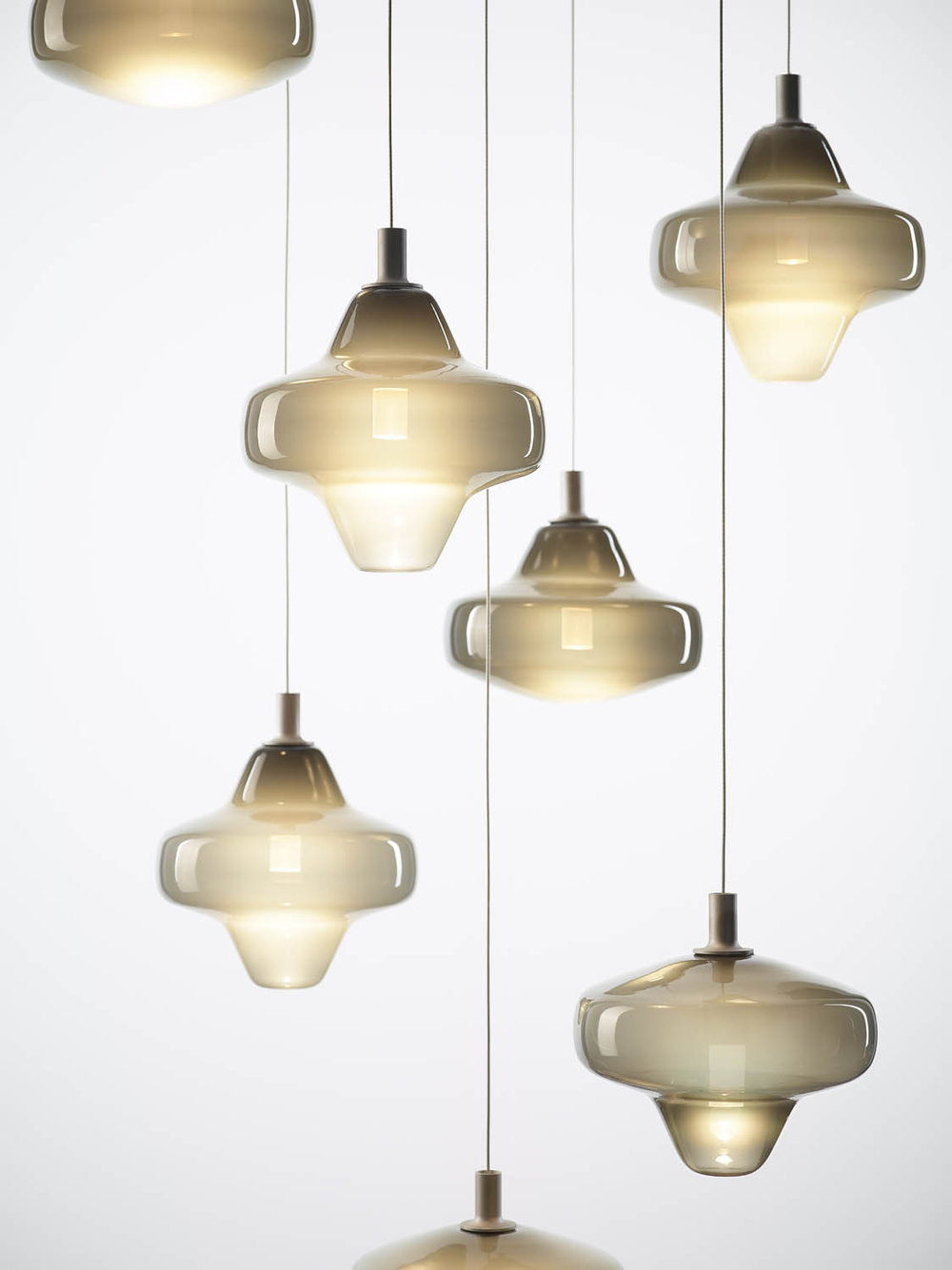 Brokis :: Lampa Wisząca Starcloud Atria szer. 18 cm jasnoróżowa