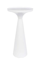 Zuiver :: Stolik aluminiowy Floss wys. 56 cm biały