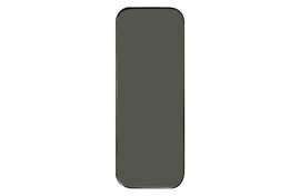 Woood :: Lustro Doutzen czarne 110x40 cm