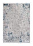 Imperial :: Dywan Diamond Blue szary z niebieskimi akcentami, akryl i wiskoza