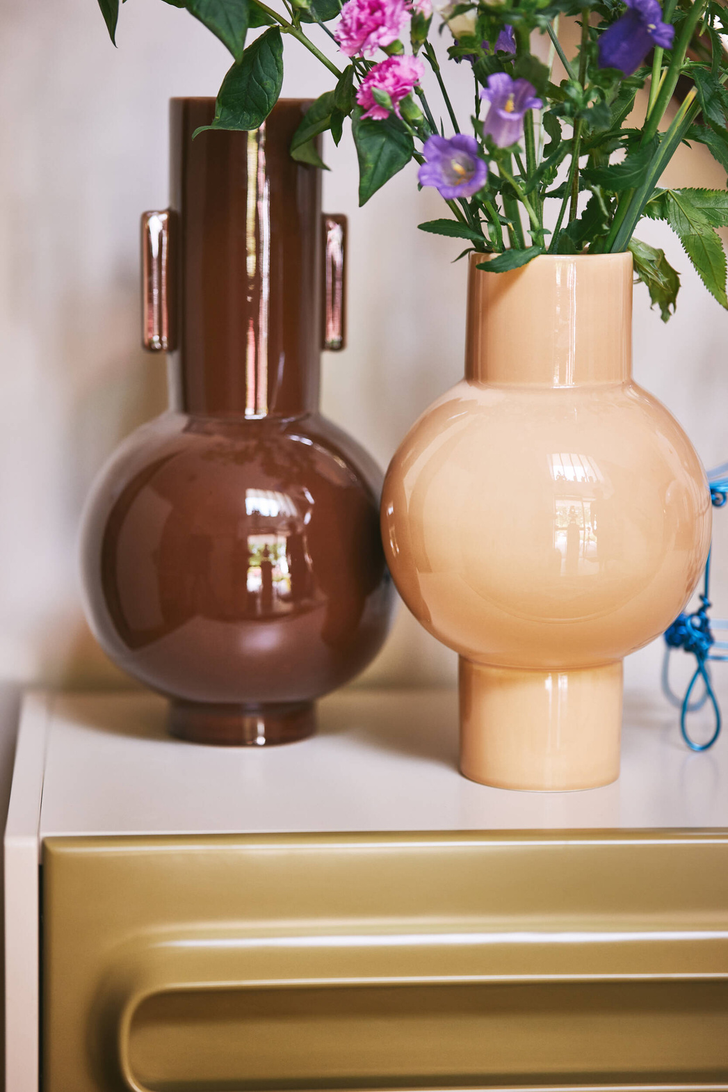 HKliving :: Wazon ceramiczny wys. 32 cm cappuccino