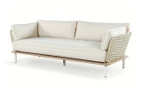 Kunesti :: Sofa ogrodowa Grab a moment 3-os. beżowa szer. 220 cm