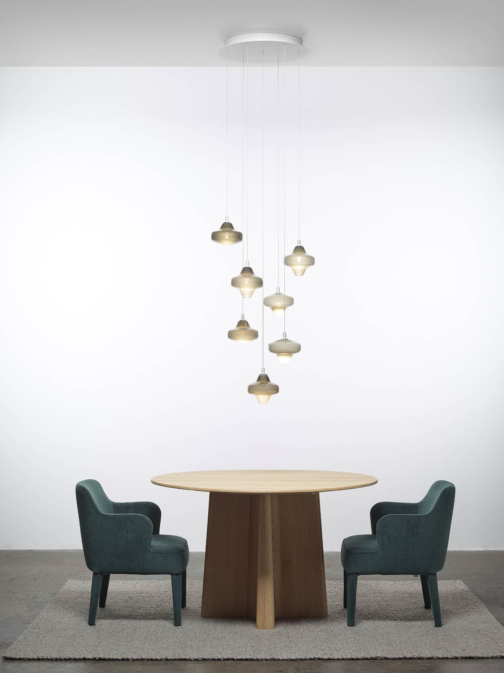 Brokis :: Lampa Wisząca Starcloud Atria szer. 18 cm jasnoróżowa