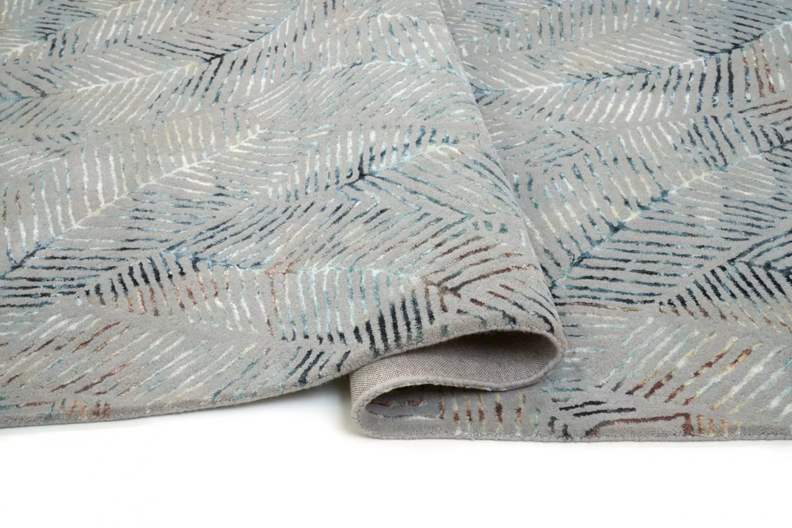 Carpet Decor :: Dywan Palms Grey szary ręcznie wykonany