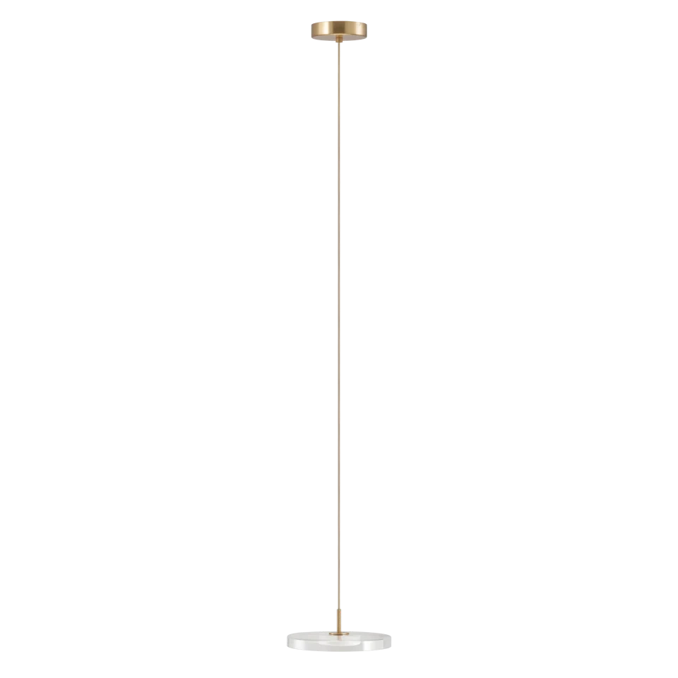 Umage :: Lampa wisząca Asteria Mini Glass transparentno-mosiężna śr. 28 cm