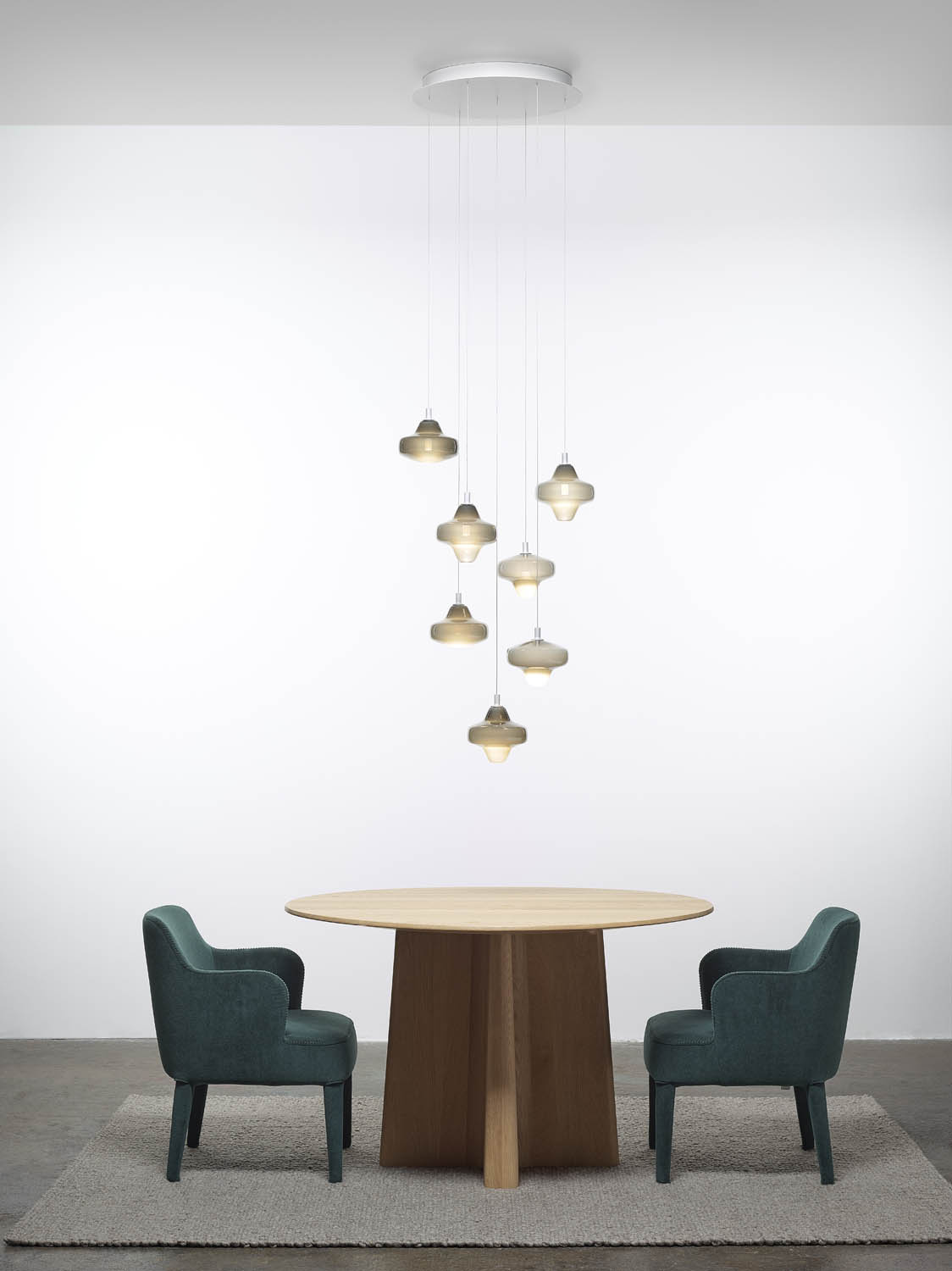Brokis :: Lampa Wisząca Starcloud Atria szer. 18 cm jasnoróżowa