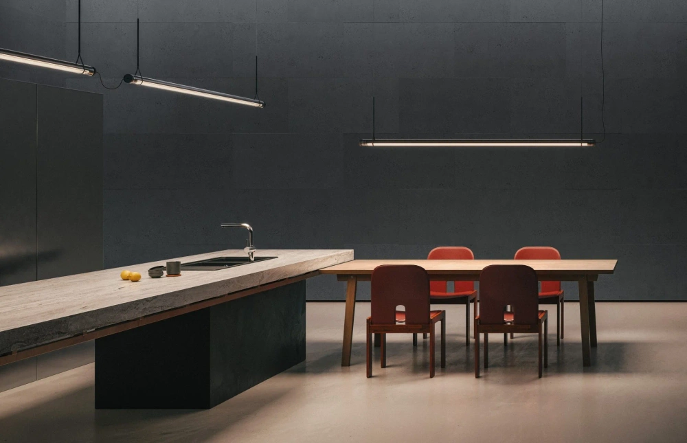 Marset :: Lampa wisząca Fris Pro szer. 155 cm czarna