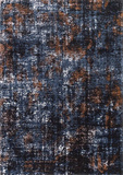 Carpet Decor :: Dywan Flame Rusty niebieski łatwe czyszczenie