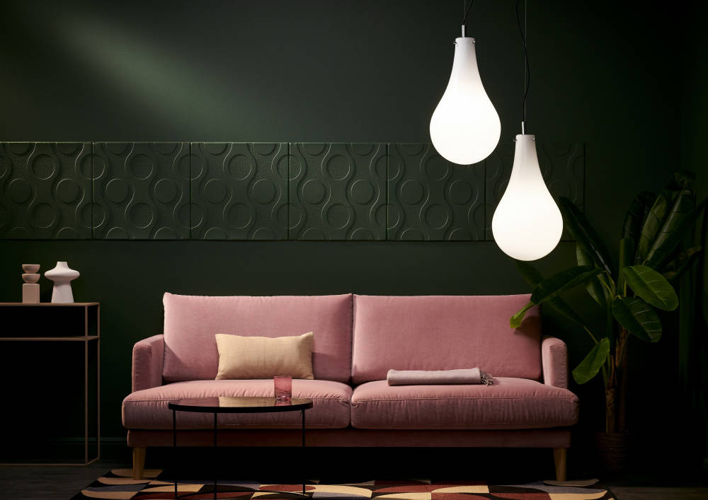 Kaspa :: Lampa wisząca Stilla 1 klosz srebrna