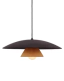 LOFTLIGHT :: Lampa wisząca Olemi Concrete Velvet śr. 60 cm antracytowo-żółta