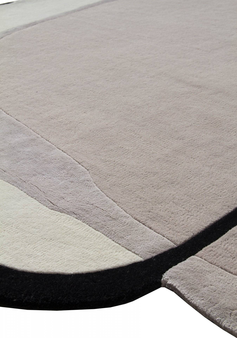 Carpet Decor :: Dywan Spot asymetryczny beżowy z wełną ręcznie wykonywany