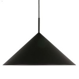 HKliving :: Lampa wisząca metalowa Triangle czarna