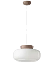 Ferroluce :: Lampa wisząca Maracana śr. 37 cm beżowo-biała