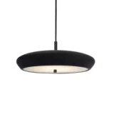 LOFTLIGHT :: Lampa wisząca Beret velvet czarna śr. 40 cm