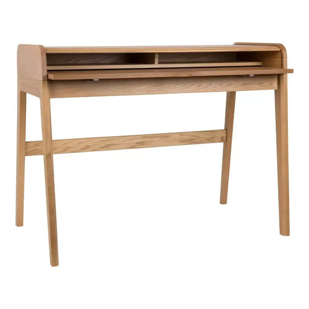 Zuiver :: Biurko / sekretarzyk drewniany Barbier szer. 110 cm jasne drewno