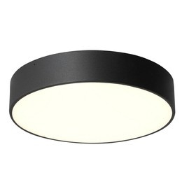 Kaspa :: Lampa sufitowa / plafon Disc LED czarny rozm. L