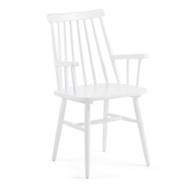 Drewniane krzesło Carly 53x51 cm białe