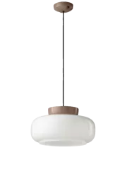 Ferroluce :: Lampa wisząca Maracana śr. 37 cm beżowo-biała