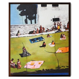 HKliving :: Obraz abstrakcyjny "Bezczasowe lato" 127 x 152 cm