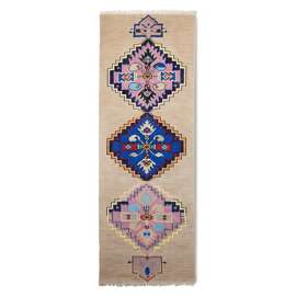 HKliving :: Orientalny dywan / bieżnik ręcznie tkany welniany 90 x 265 cm