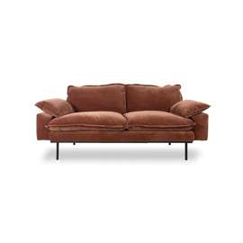 HKliving :: Sofa Retro 2-osobowa kasztanowa szer. 175 cm