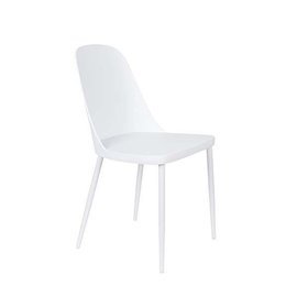 Krzesło do jadalni Pasto białe szer. 46 cm