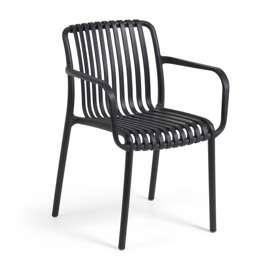 Krzesło ogrodowe Isabelie czarne