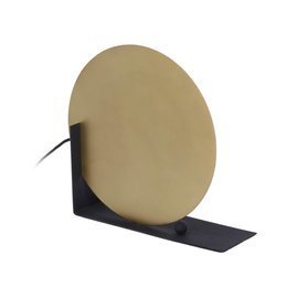 Lampa stołowa Ahel złoto-czarna wys. 31 cm