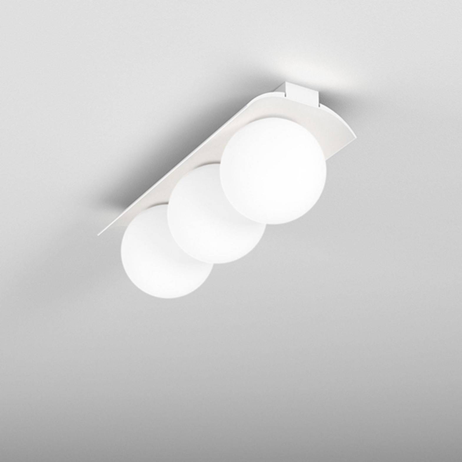 Aqform :: Lampa sufitowa / plafon Modern Ball biała szer. 51 cm