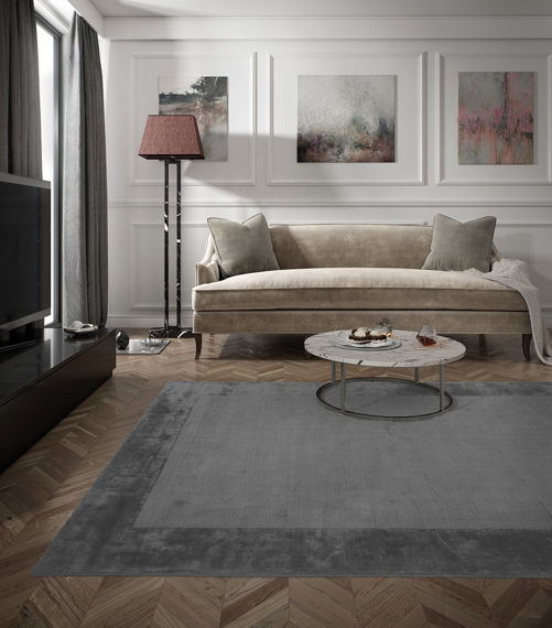 Carpet Decor :: Dywan Aracelis Steel szary ręczne wykonanie