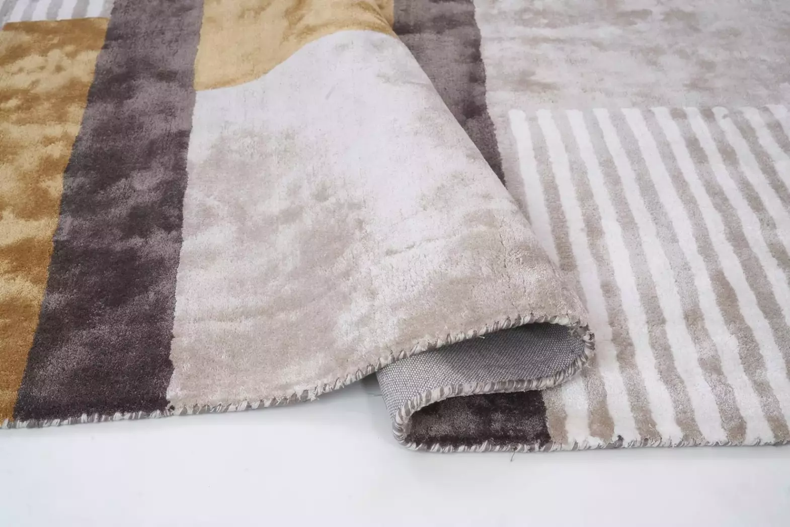 Carpet Decor :: Dywan Retro beżowo-brązowy ręcznie wykonany