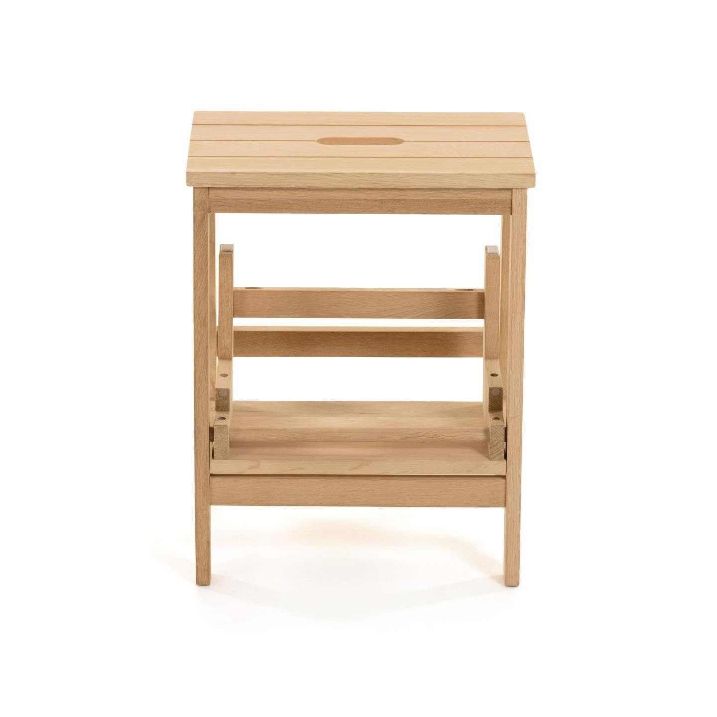 Drewniany taboret Netta 40x43cm