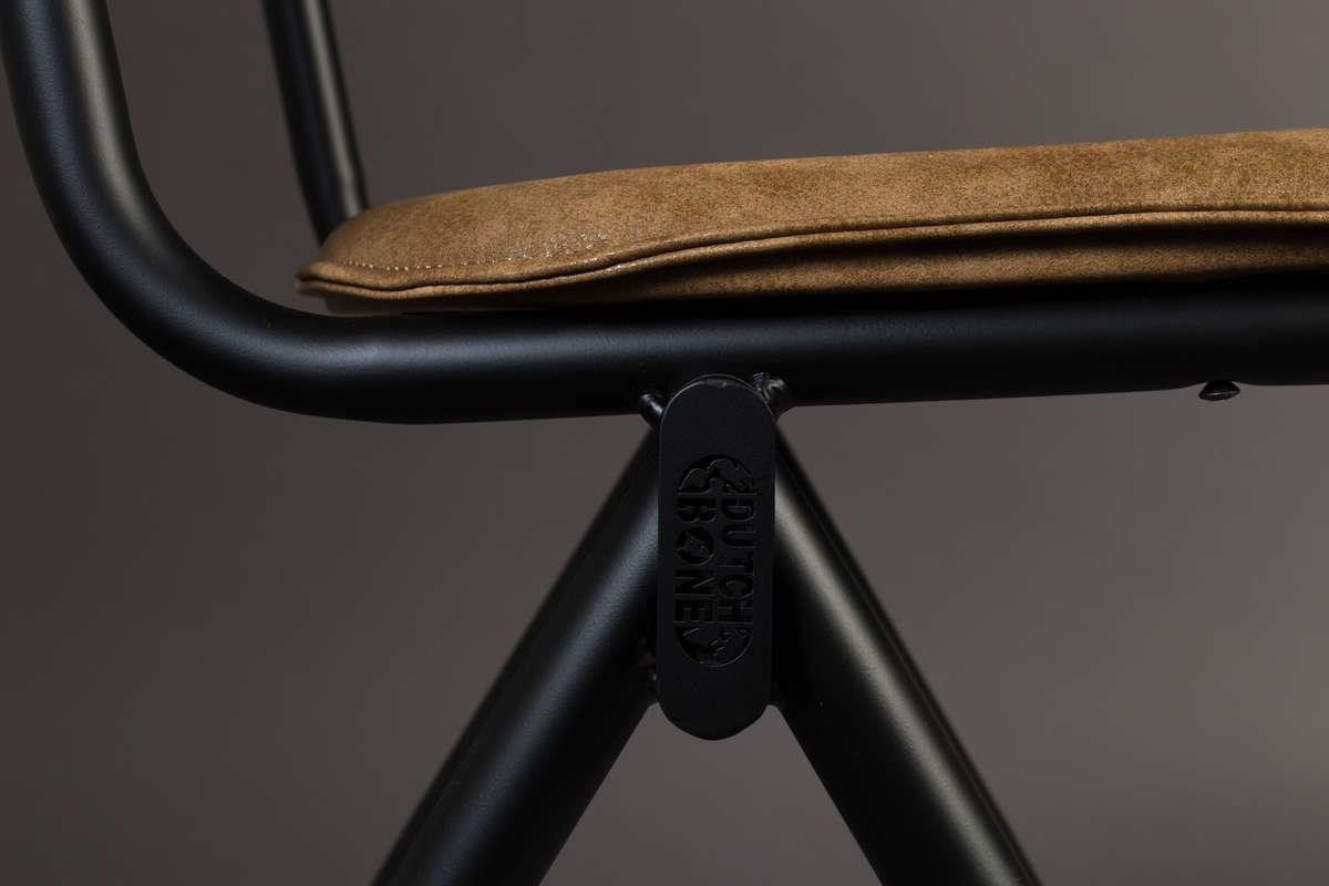 Dutchbone :: Krzesło tapicerowane Willow karmelowe